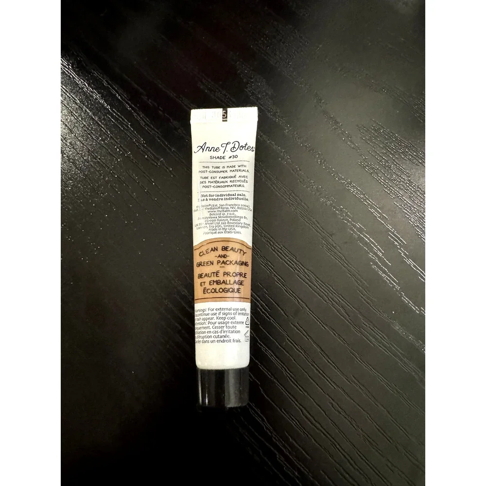 The Balm Anne T. Dotes Liquid Tinted Moisturizer Shade #30 Travel Size SEALED